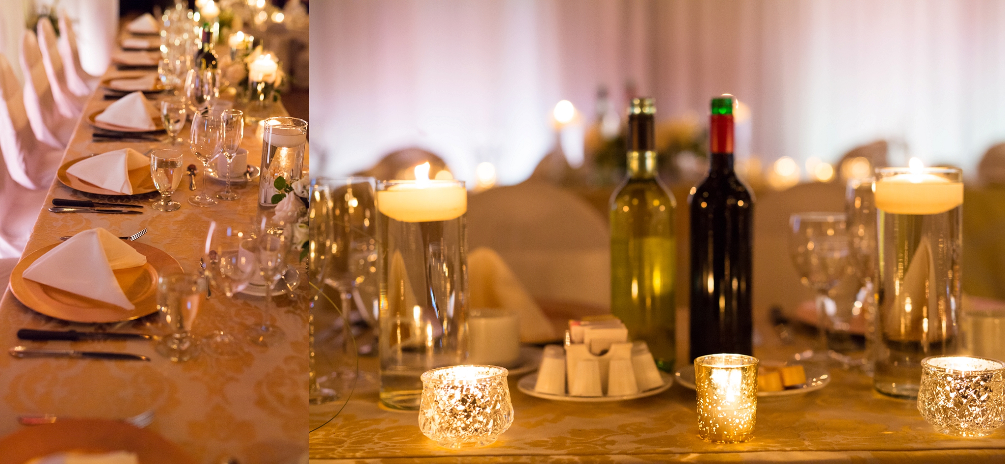 Medicine Hat Lodge Wedding Photos Romantic Candle Lit Reception