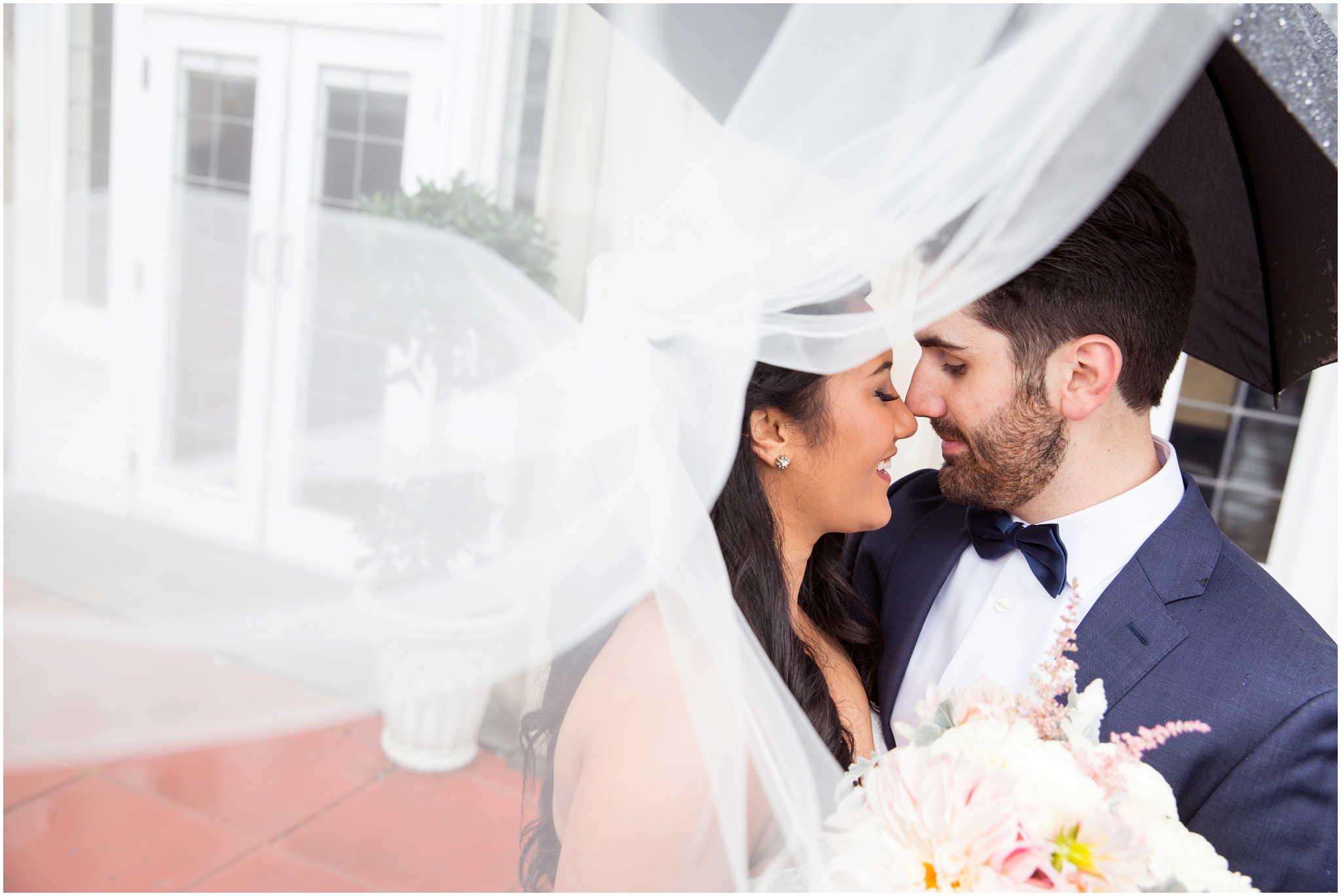 Hotel -Macdonald- Wedding- Photos-Umbrellas and veils