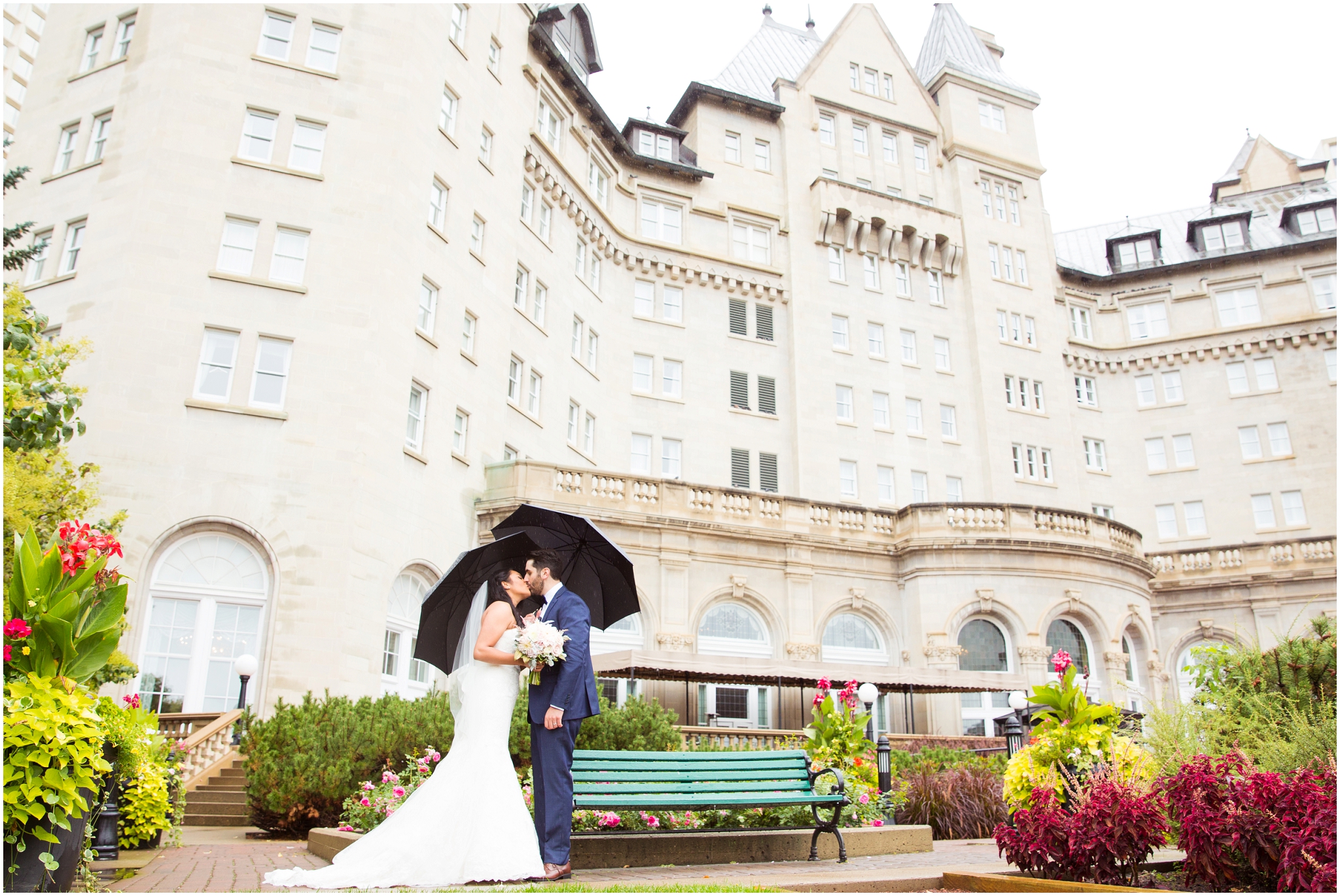 Hotel -Macdonald- Wedding- Photos-Umbrellas