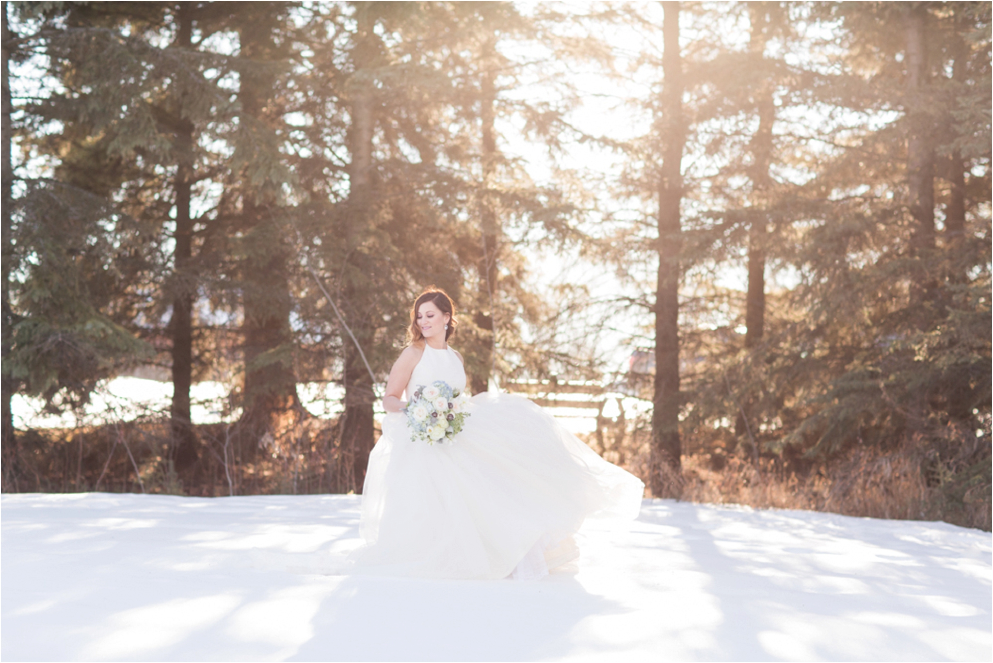 winter styled bridal shoot nc photography