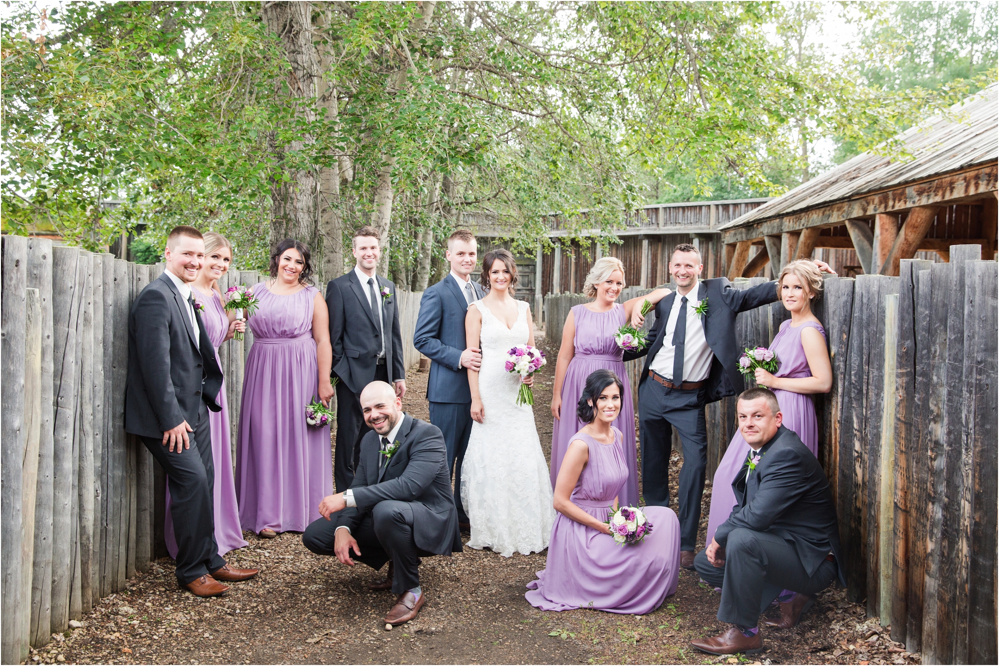 Fort Edmonton Park Wedding Photos
