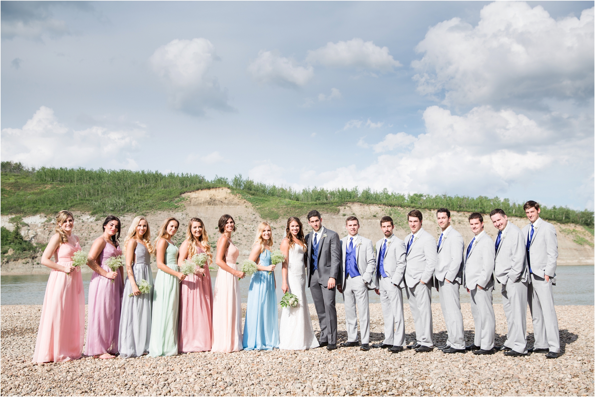 river valley edmonton wedding photos