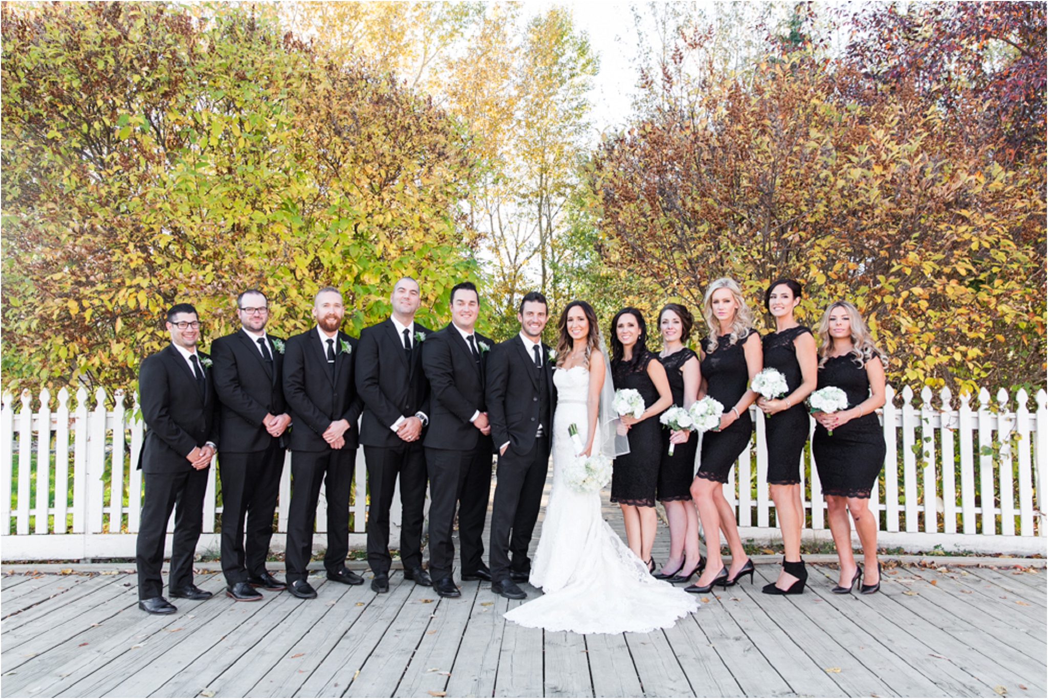 Fall Edmonton Wedding Photos, nc photography, fort edmonton park wedding
