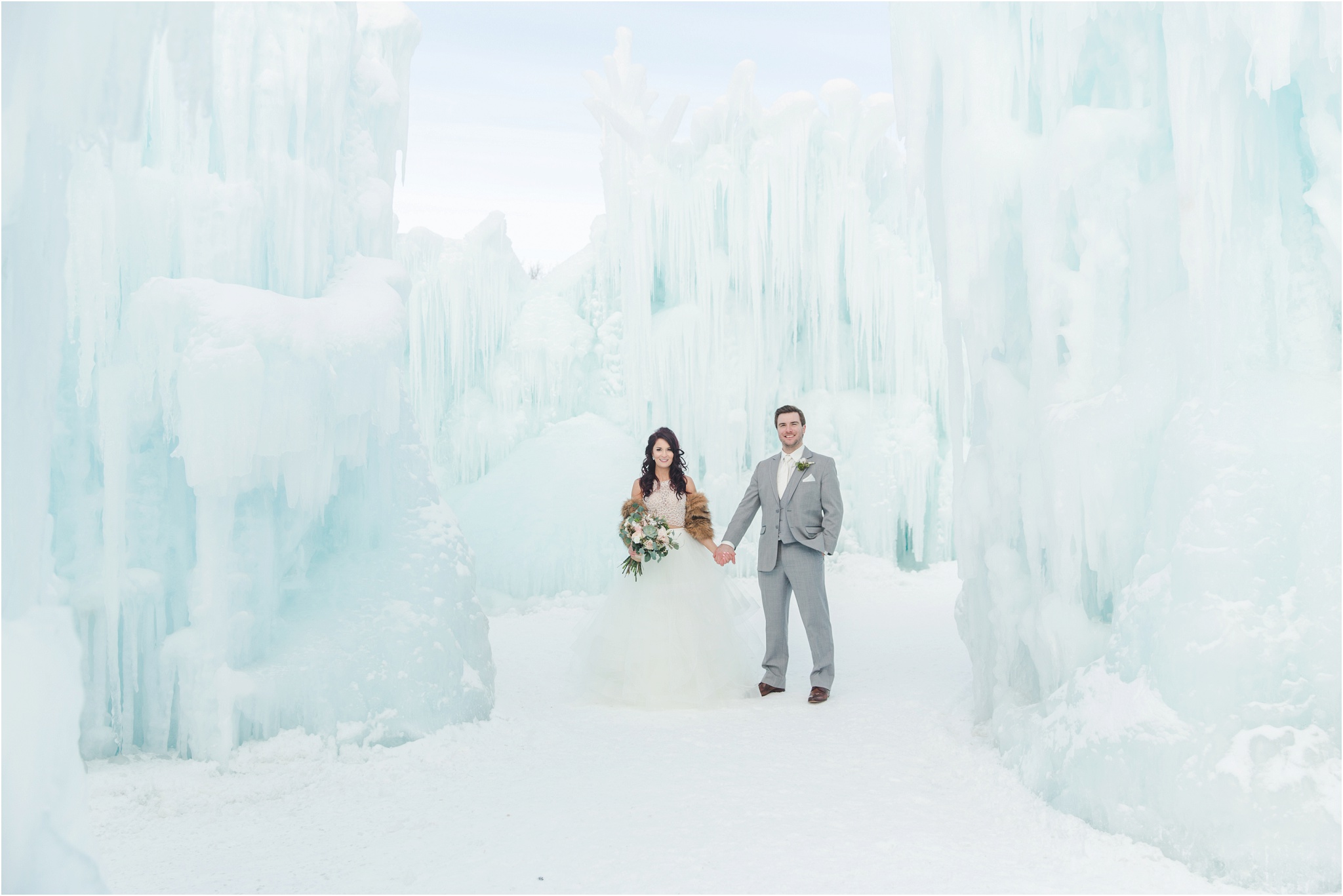 edmonton ice castle wedding photos, the matrix wedding, nc photography