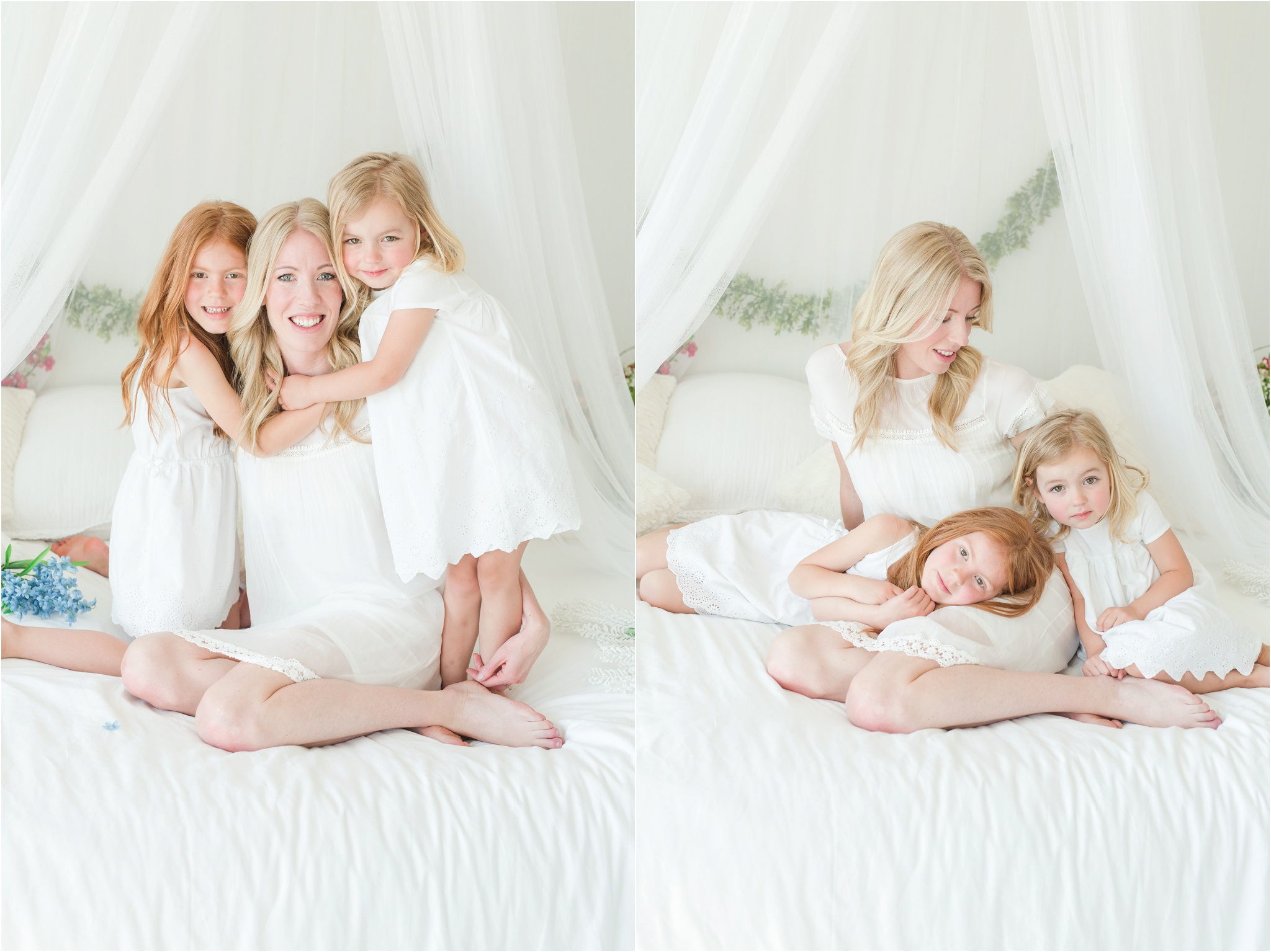 mommy and me photos, edmonton wedding photographer, edmonton family photographer, nc photography, light and airy, studio mommy and me photos