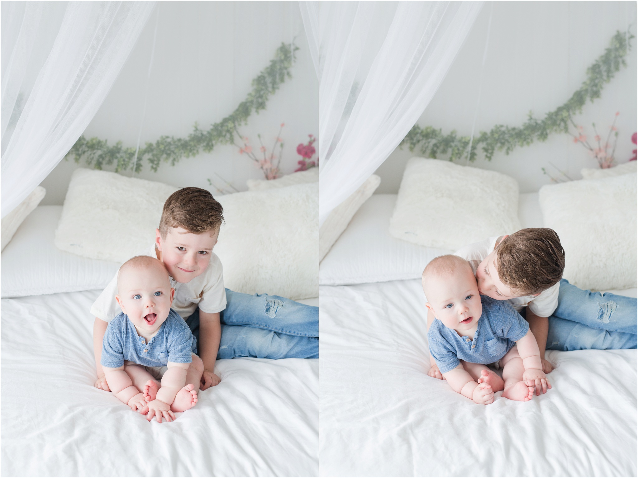 mommy and me photos, edmonton family photographer, nc photography, mommy and me studio photos, light and airy