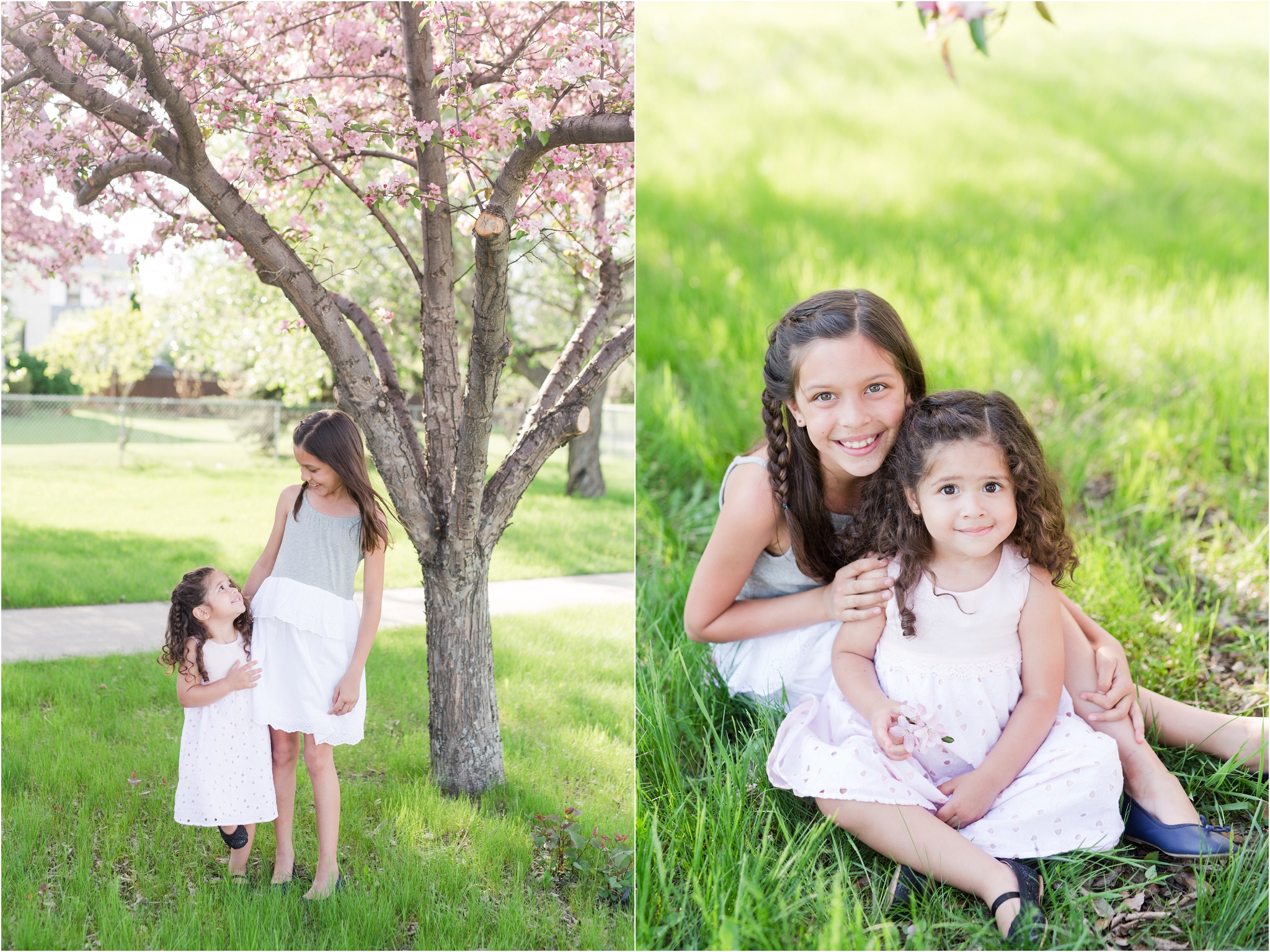 family photos, nc photography, edmonton family photographer, cherry blossom photos
