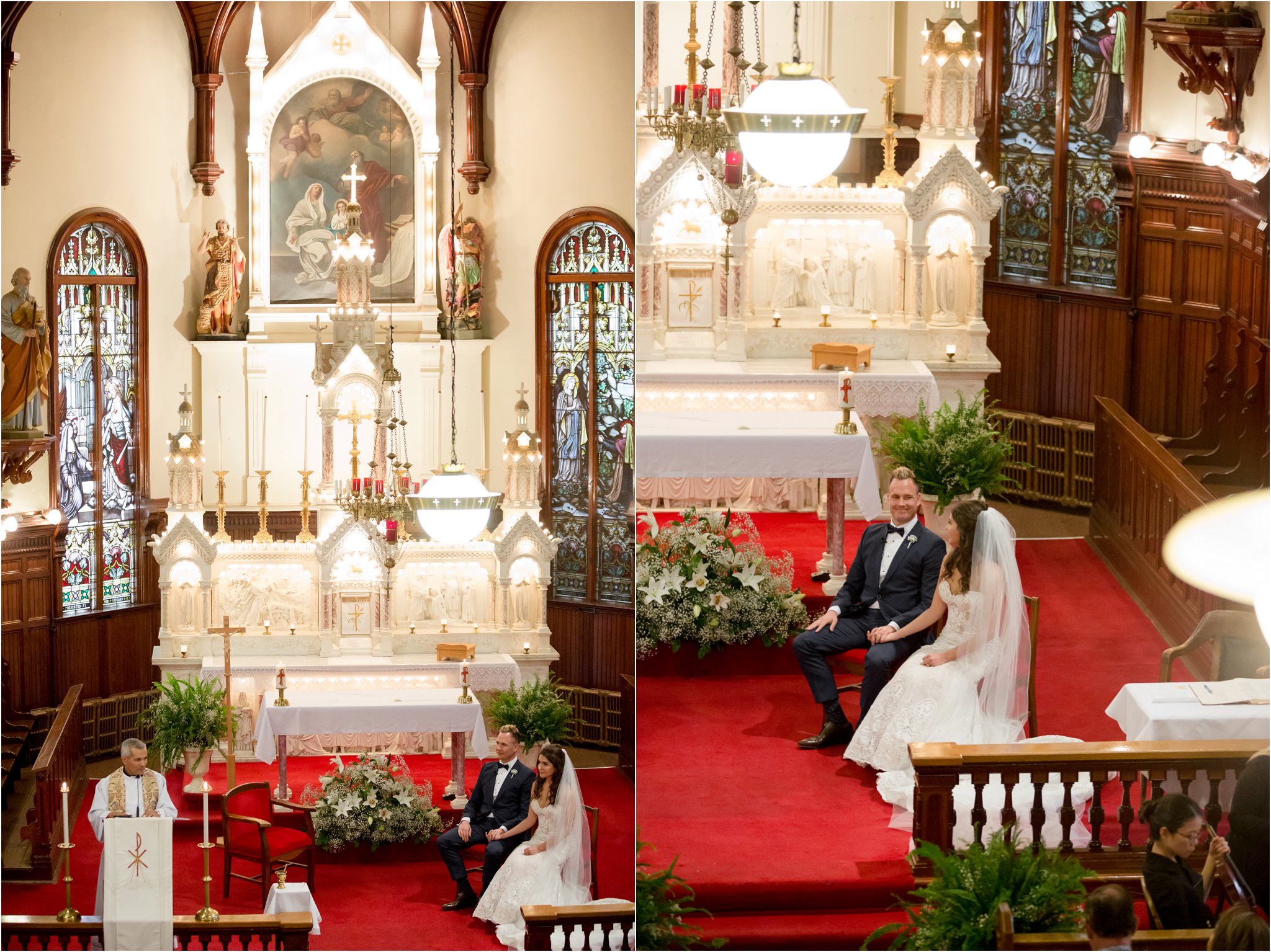 edmonton wedding photographer, nc photography, edmonton fall wedding photos,St. Joachim French Catholic Parish