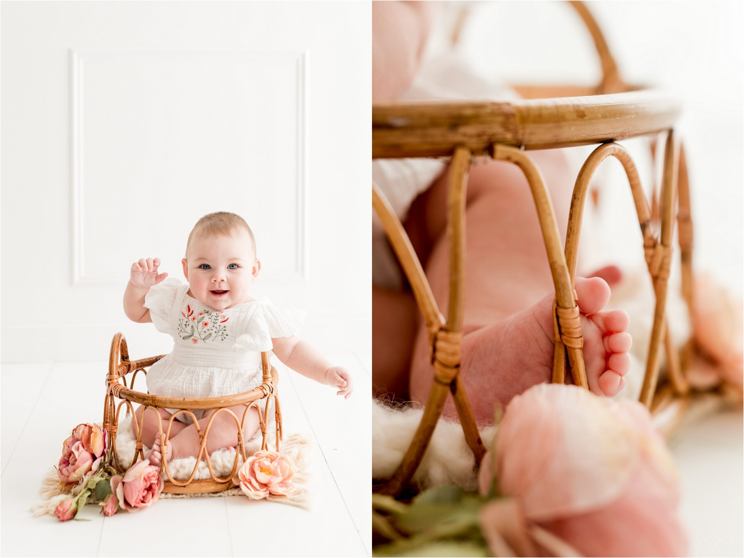 edmonton newborn photographer, edmonton sitter session, 6 month photoshoot, nc photography, st albert photographer, edmonton family photographer