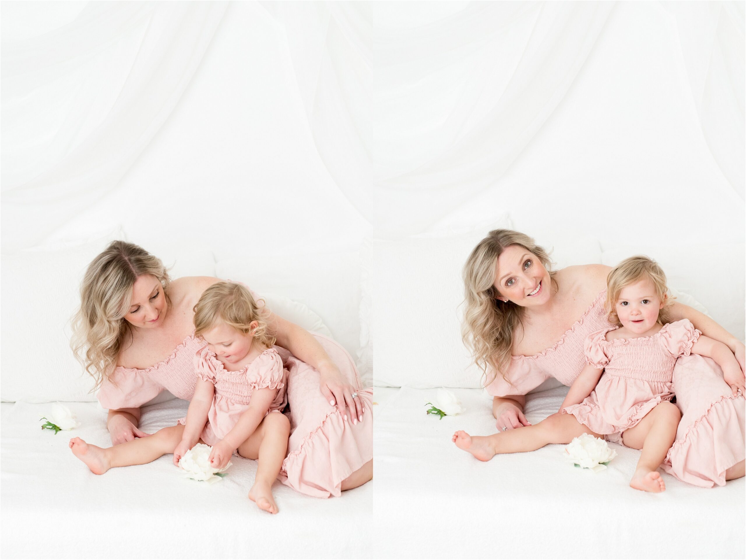 mommy and me photos, edmonton family photographer, light and airy photography, what to wear for family photos, nc photography, st albert photographer